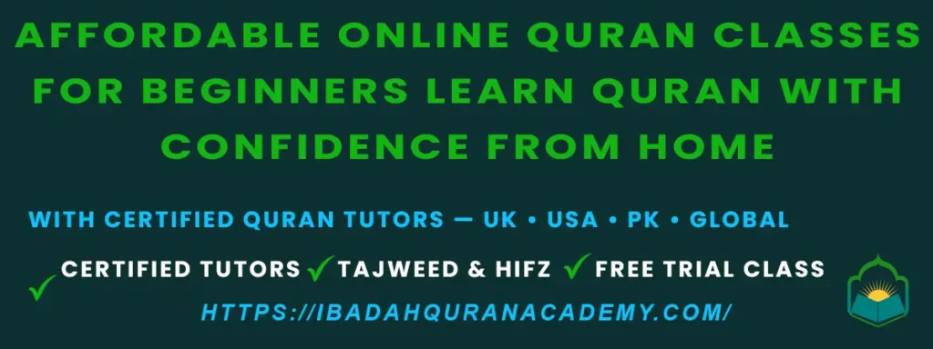 Affordable Online Quran Classes for Beginners